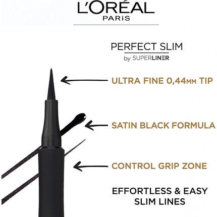 L'Oreal Super Liner Perfect Slim Eyeliner 01 Intense Black - Maison des fragrances