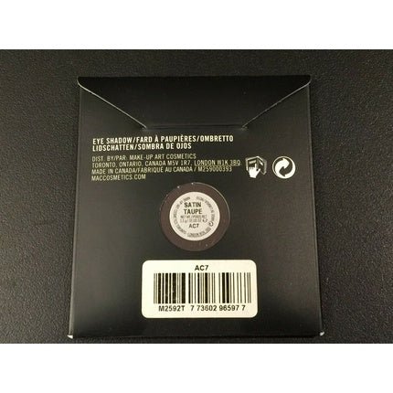 Mac Satin Taupe Eyeshadow Refill Pan Slot Palette Nib 1.5g/0.05 US OZe - Maison des fragrances