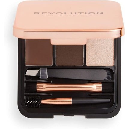 Makeup Revolution Brow Sculpt Kit Dark 2.2g - Maison des fragrances