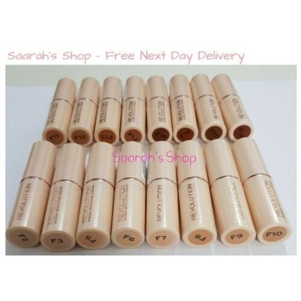 Makeup Revolution Full Coverage Fast Base Foundation F9 6.2g - Maison des fragrances