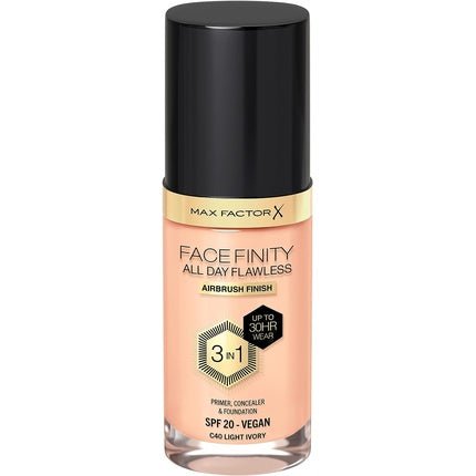 Max Factor Facefinity 3 - in - 1 All Day Flawless Liquid Foundation SPF 20 40ml - Maison des fragrances