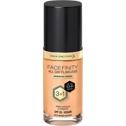 Max Factor Facefinity All Day Flawless Foundation 76 Warm Golden 30ml - Maison des fragrances