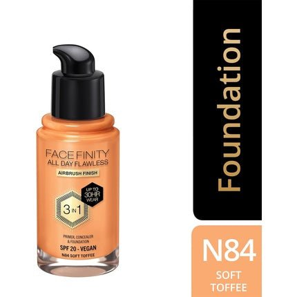 Max Factor Facenity All Day Flawless 3 In 1 Foundation N84 30ml - Maison des fragrances