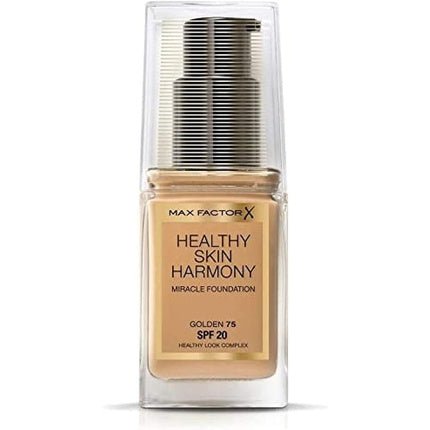Max Factor Healthy Skin Harmony Foundation SPF 20 75 Golden 30ml - Maison des fragrances