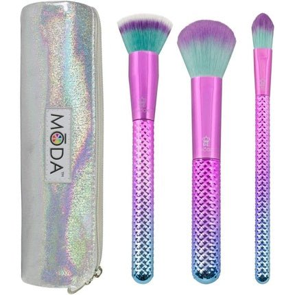 Moda Royal & Langnickel Full Size Prismatic Base Face 4pc Makeup Brush Set With - Maison des fragrances