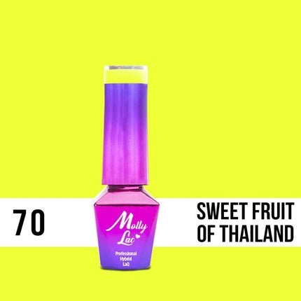 Mollylac Women In Paradise Uv/Led Hybrid Nail Polish 70 Sweet Fruit Of Thailand 5g - Maison des fragrances
