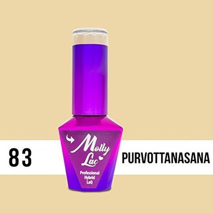 Mollylac Yoga Uv/Led Hybrid Nail Polish 83 Purvottanasana 10g - Maison des fragrances