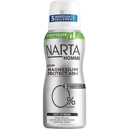 Narta Antistress Compressed Deodorant with Magnesium 100ml pour homme - Maison des fragrances
