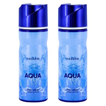 Naseem Aqua Alcohol Free Body with Hesperidic Ambery Scent Men's & Women’s Fragrances Eau de Toilette 201 ml - Oriental - Maison des fragrances