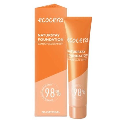 Naturstay Natural Concealing Foundation N6 Oatmeal 30ml - Maison des fragrances