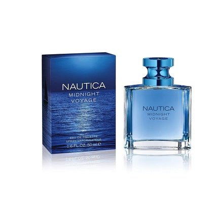 Nautica Midnight Voyage - Eau De Toilette Spray 1.6oz Spicy Scent of Pink Pepper and Mesmerizing Amber - Maison des fragrances