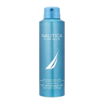 Nautica Pure Blue Deodorizing Body Spray Fougere Aromatic Marine Fragrance - Maison des fragrances