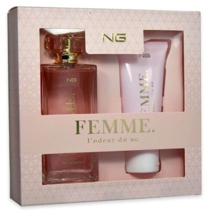 Ng Femme L'Odeur du Giftset + Shower Gel Eau de Parfum 100ml pour femme - Maison des fragrances