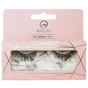 NICLAY 3D Eyelash Crown 3D Lashes High - Quality Artificial Makeup Professional Lashes Up to 30 Applications Grace - Maison des fragrances