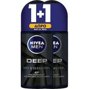 Nivea Men Promo Deep Dry Clean Feel Deodorant - 2x50ml - Maison des fragrances