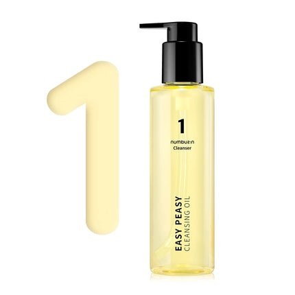 numbuzin No.1 Easy Peasy Cleansing Oil Makeup Removing Facial Cleanser 6.76 fl oz - Maison des fragrances