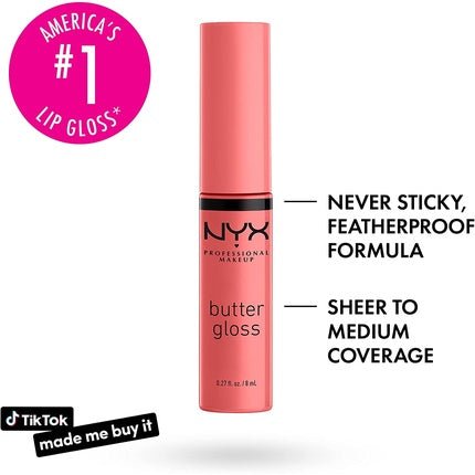 NYX Butter Gloss Creme Brulee - Maison des fragrances