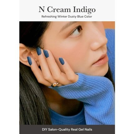 ohora Semi Cured Gel Nail Strips N Cream Indigo - Maison des fragrances