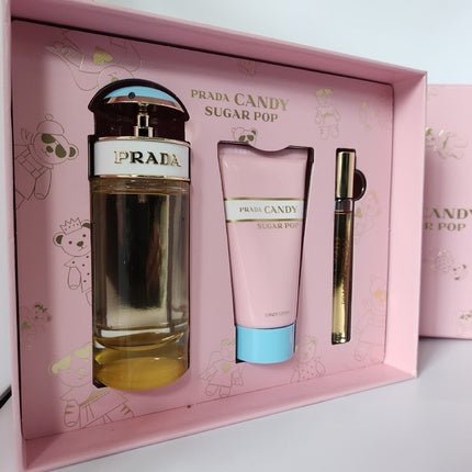 Prada Candy Sugar Pop Set - Eau de Parfum 80ml + Eau de parfum 10ml + Body Lotion 75ml - Maison des fragrances