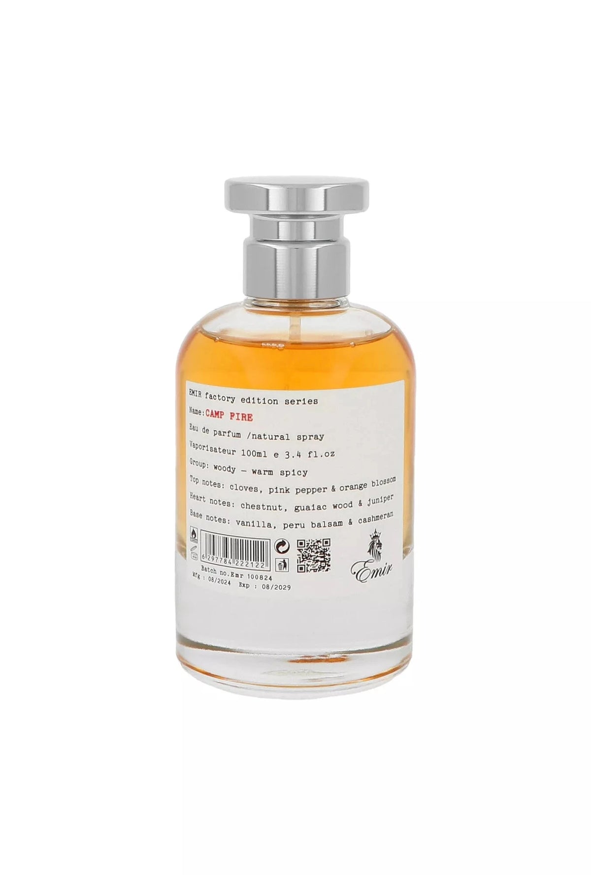 Emir Camp Fire Factory Edition Eau De Parfum Spray 100ml