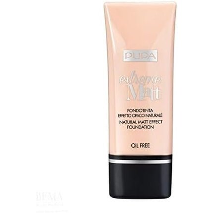 Pupa Extreme Matt Effect Foundation SPF10 002 Ivory 30ml - Maison des fragrances