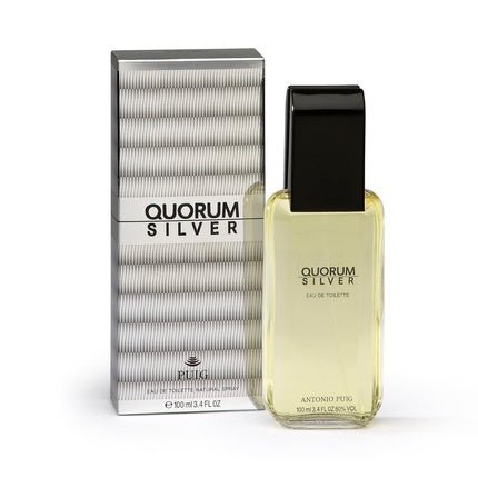 Quorum Silver Eau De Toilette Spray 100ml - Maison des fragrances