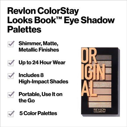 Revlon Professional Colorstay Looks Book Palette Eyeshadow No. 940 Insider - Maison des fragrances