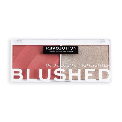 Revolution Relove Blushed Duo Blush and Highlighter - Cute - Maison des fragrances