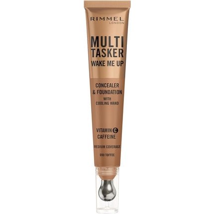 Rimmel Multi - Tasker Wake Me Up Foundation & Concealer 090 Toffee - Maison des fragrances