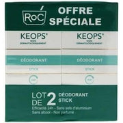 RoC Keops Deodorant Stick - Pack of 2 Déodorant (Déo) Mixte 40ml - Maison des fragrances