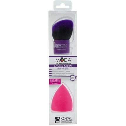 Royal & Langnickel Moda Angled Kabuki and Magic Makeup Sponge - Maison des fragrances