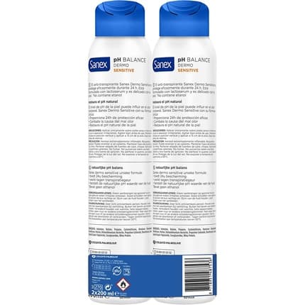 Sanex Dermo Sensitive Deodorant Unisexe - Maison des fragrances