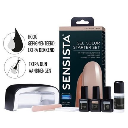 Sensista Gel Color Starter Set I Like You A Latte - Nude - Maison des fragrances