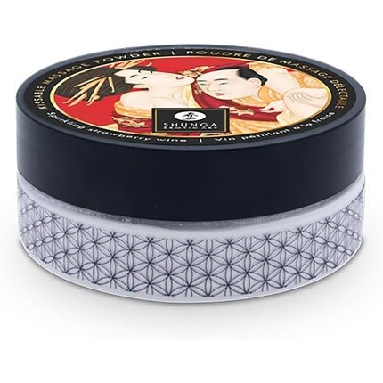 Shunga Kissable Massage Powder Sparkling Strawberry Wine Multicolor One Size - Maison des fragrances