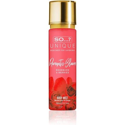 So… So...? Unique 's Vegan Romantic Bloom Body Mist Fragrance Eau de Toilette (EDT) Femme 150ml - Maison des fragrances