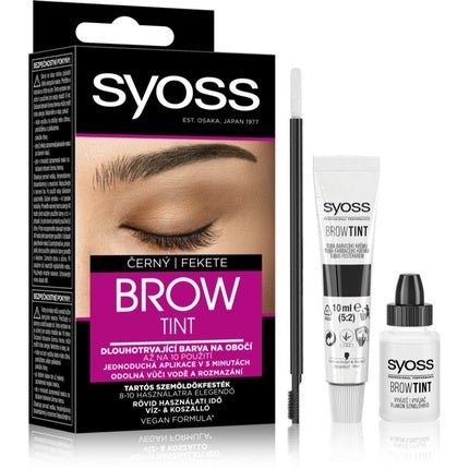Syoss Brow Tint - Black, 10 ml - Maison des fragrances