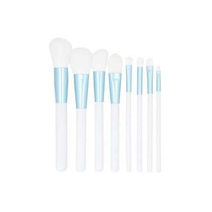 T4B MIMO 9 Piece Makeup Brush Set White - Maison des fragrances