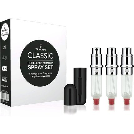 Travalo Classic HD Bag Sprays Set of 3 Refills Black Fragrance (Fragrance) Mixte - Maison des fragrances