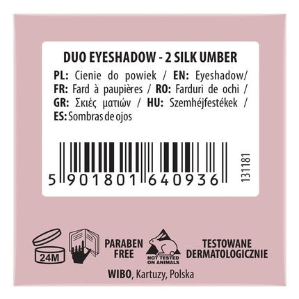 Wibo I Choose Eyeshadow Duo Nr 2 - Maison des fragrances