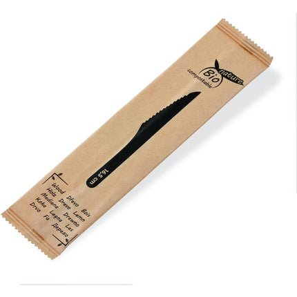 Wooden Knife 16.5cm Individually Packed - Maison des fragrances